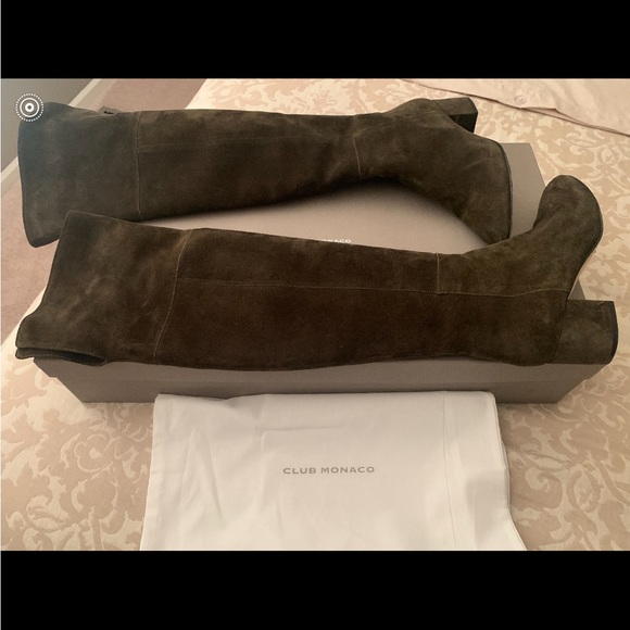 CLUB MONACO OVER THE KNEE BOOT💚✨ - Picture 4 of 7